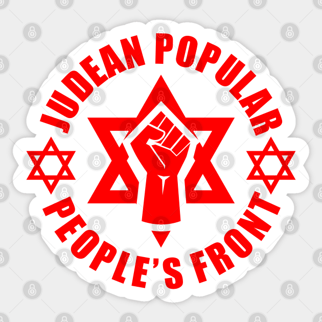 Judean Popular peoples front Sticker by BigTime